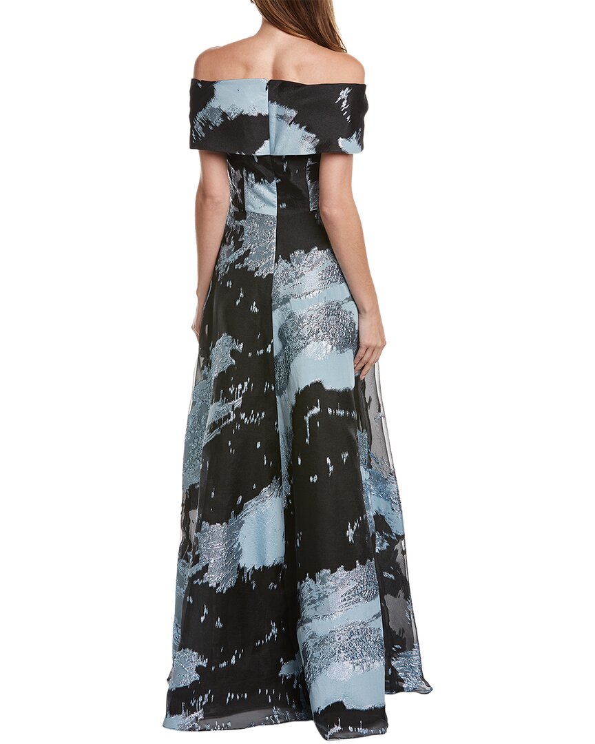 Teri Jon by Rickie Freeman Off-the-shoulder Gown | ShopSimon