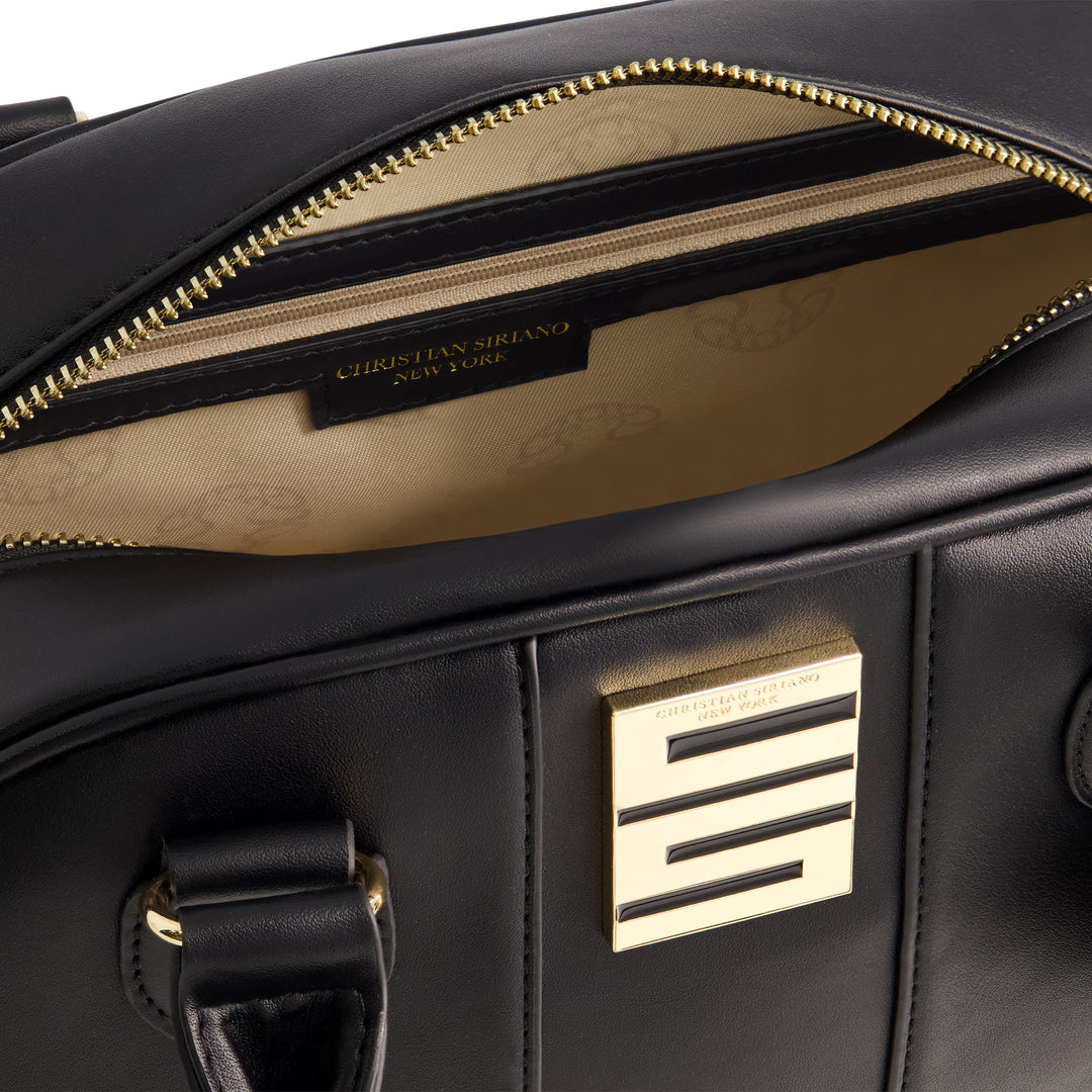 christian siriano leather backpack Christian Siriano New York Milano Bowling Satchel