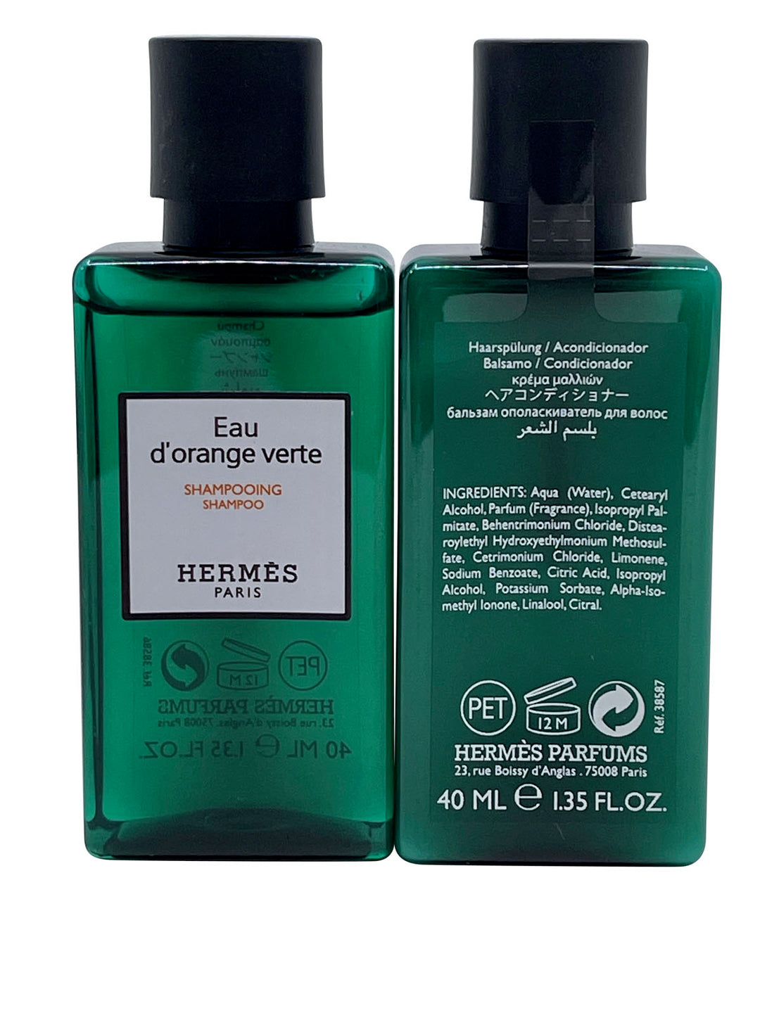 HERMES Eau d'Orange Verte メッセンジャーバッグ