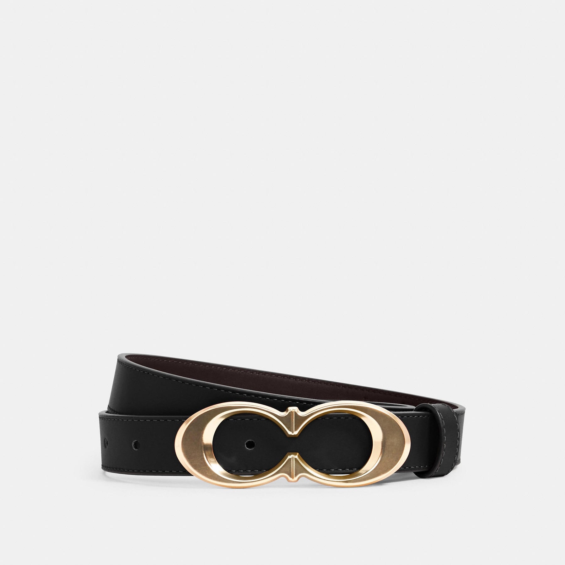 Coach Outlet Signature Buckle Belt, 25 Mm | ShopSimon