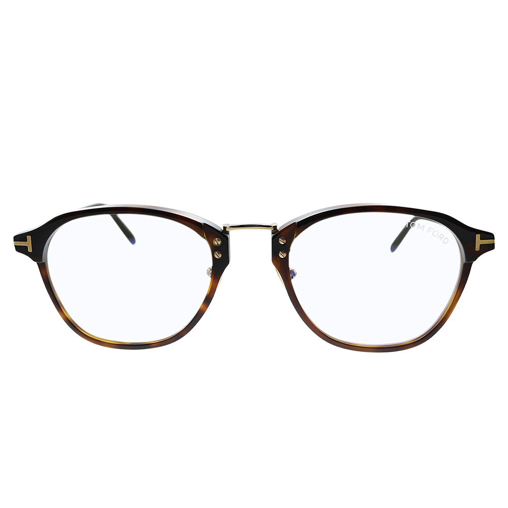 Tom Ford Ft 5727-db 052 53mm Unisex Round Eyeglasses 53mm | ShopSimon