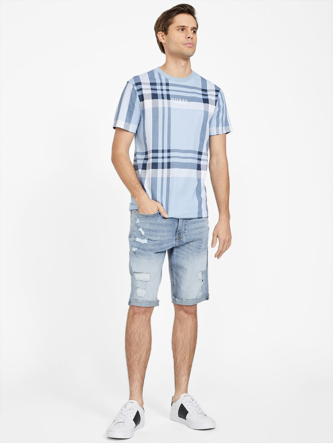 Guess Factory Eco Voltz Tee | ShopSimon