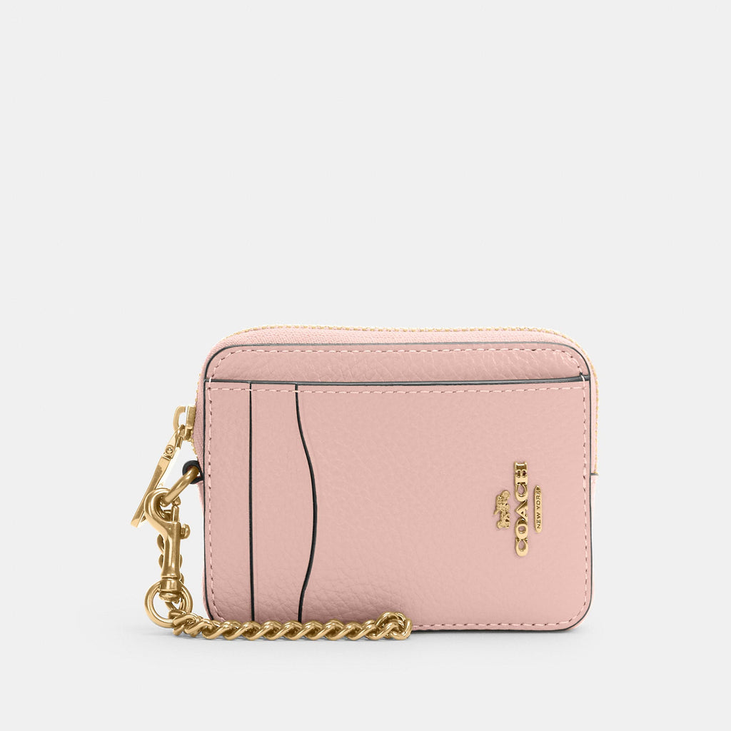 Coach Zip Card Wallet Pink: Style Meets Functionality