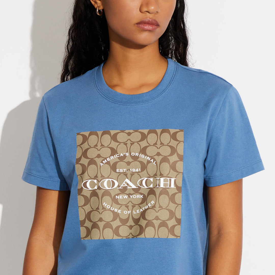 Coach online Signature T Shirt