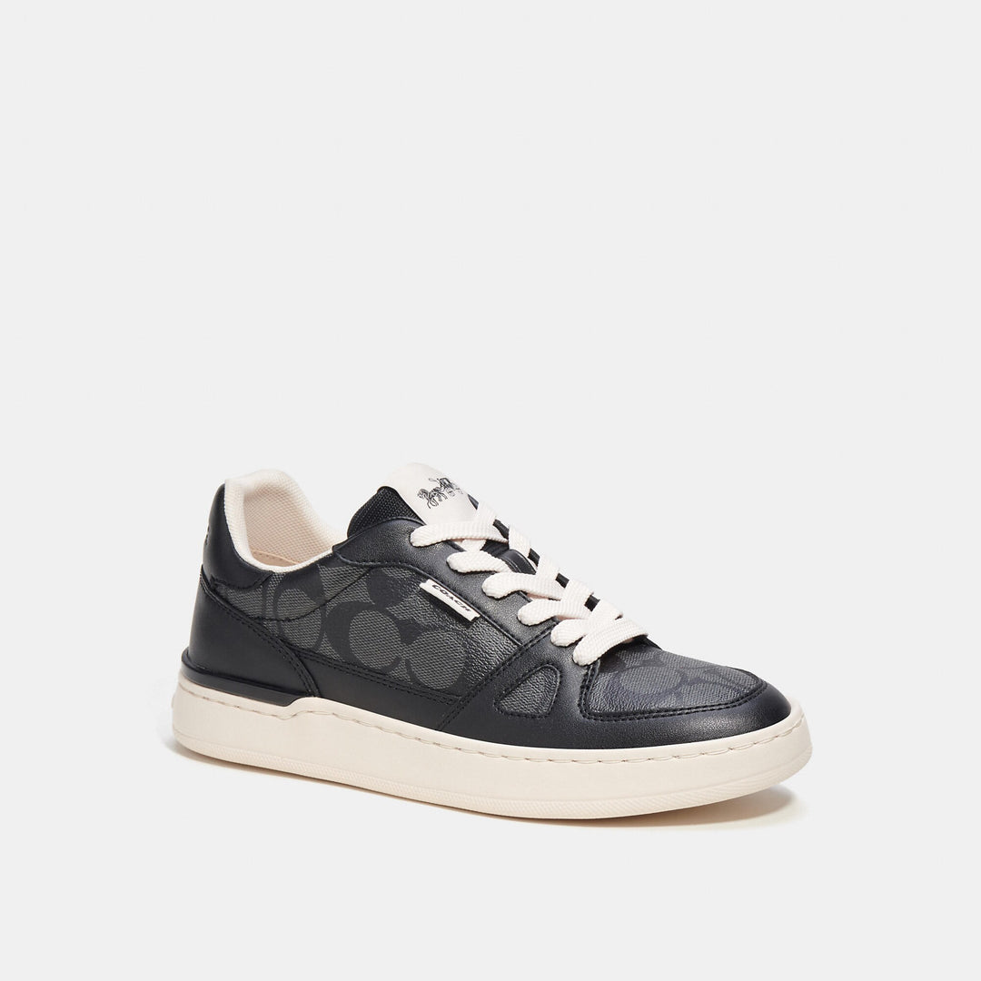 Coach Outlet Clip Court Low Top Sneaker In Signature Canvas | ShopSimon