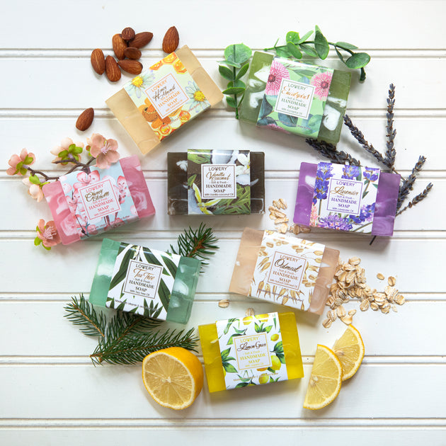 Lovery Handmade Soap Set - 8 Piece Variety Pack Luxury Bath Soap Gift ...