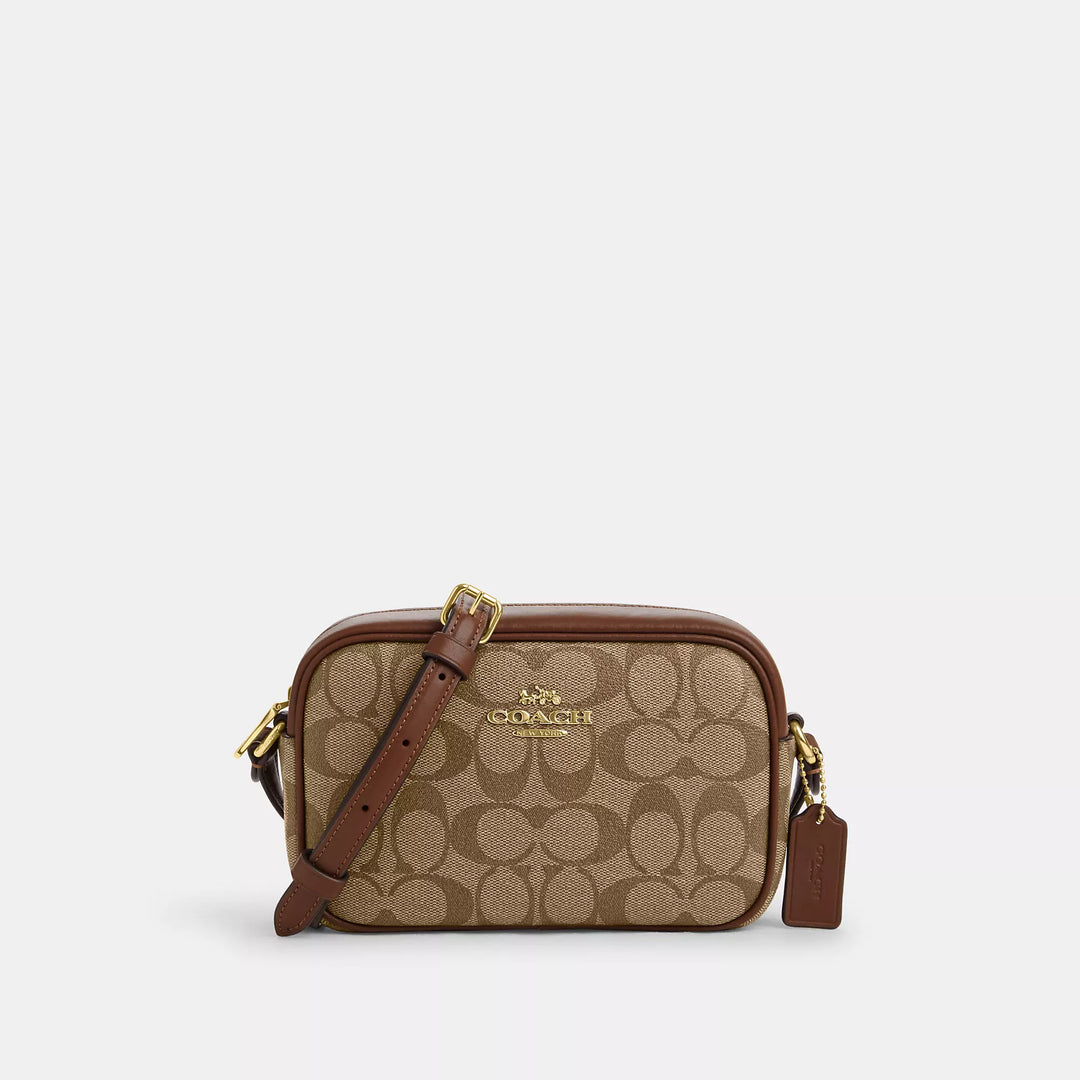 Coach Outlet Mini Jamie Camera Bag In Signature Canvas ShopSimon