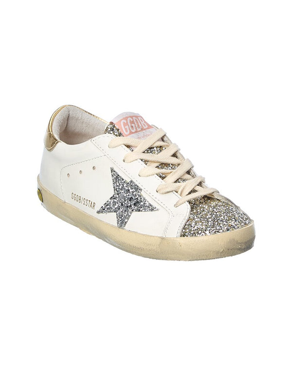 Golden Goose Superstar Glitter & Leather Sneaker