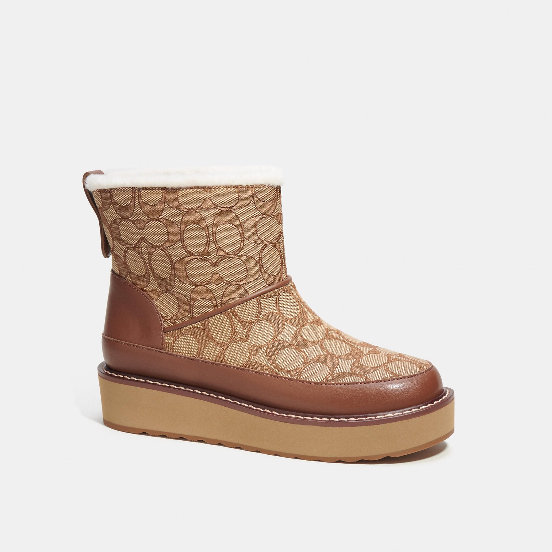 Coach Outlet Indi Bootie In Signature Jacquard | ShopSimon