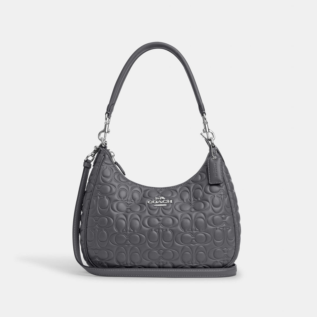 【MUCENT】TERIN L LOGO LEATHER HOBO BAG★25SS★ Coach Outlet Teri Hobo Bag In Signature Canvas | ShopSimon