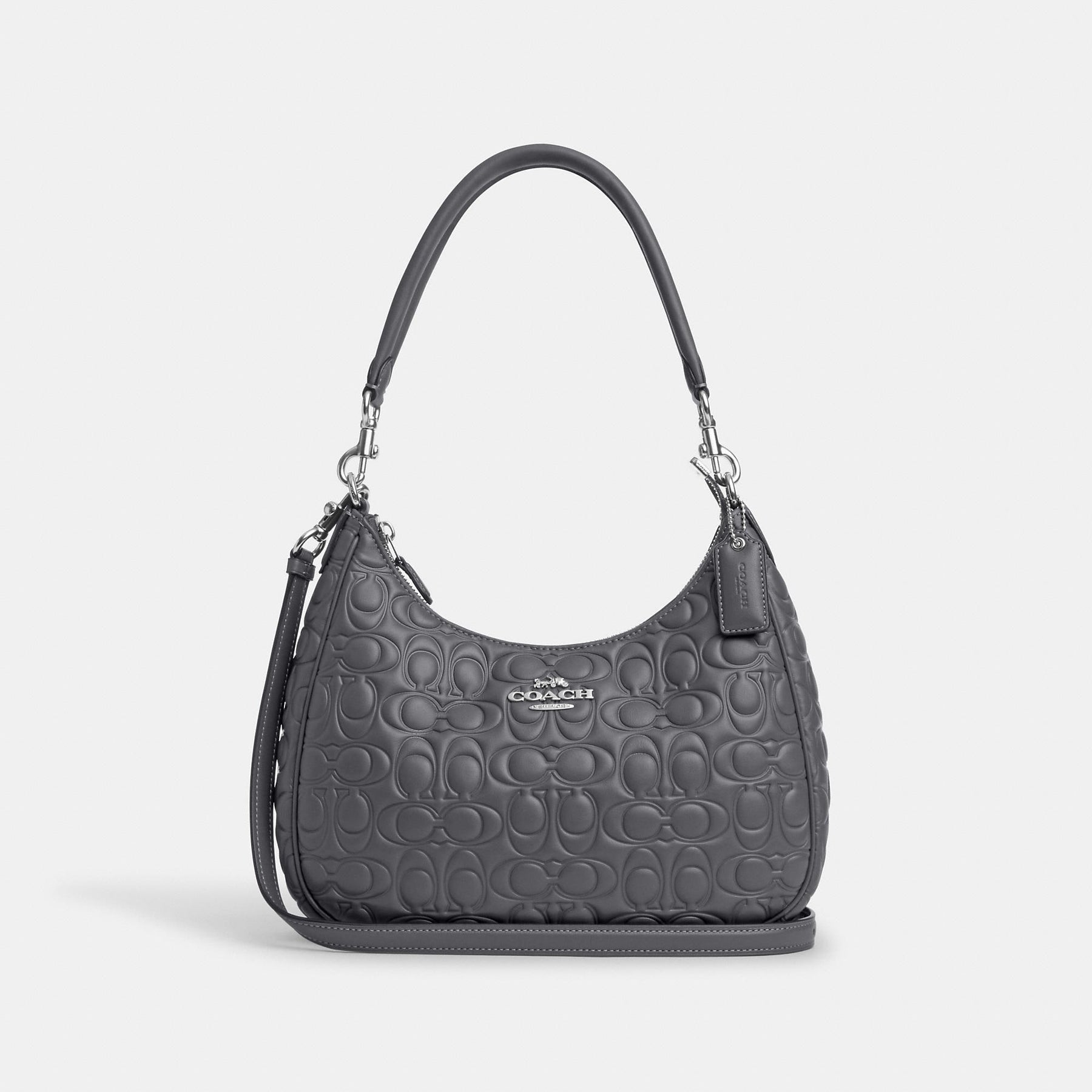 ★SCULPTOR★ Terry Hobo Bag Navy SC25S510NA Coach Outlet Teri Hobo Bag In Signature Canvas | ShopSimon
