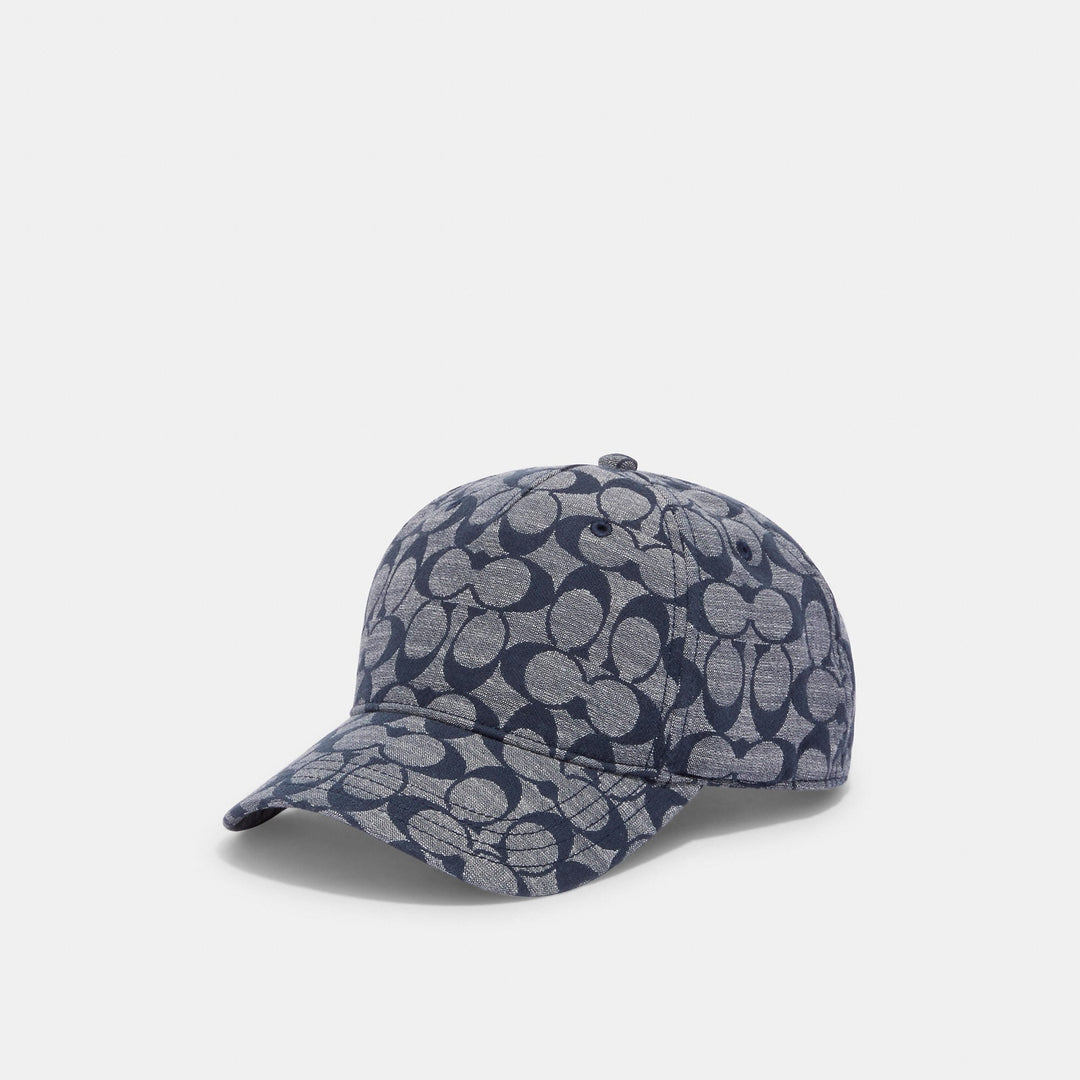 COACH OUTLET シグネチャー デニム ベースボール ハット COACH OUTLET シグネチャー デニム ベースボール ハット
