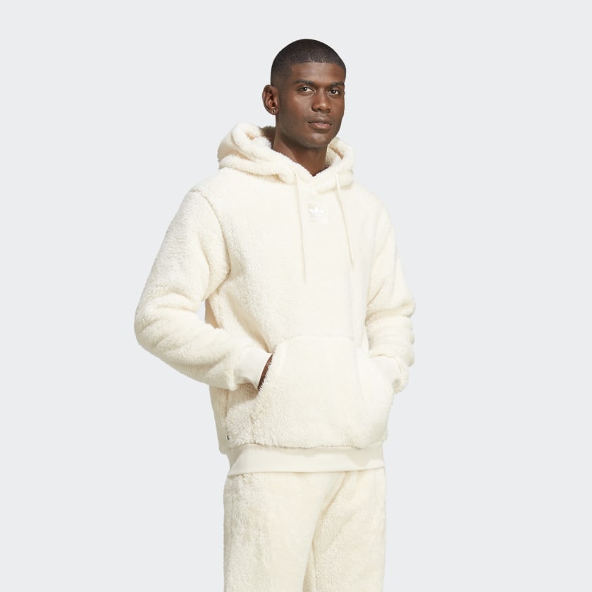 Adidas fluffy hoodie sale