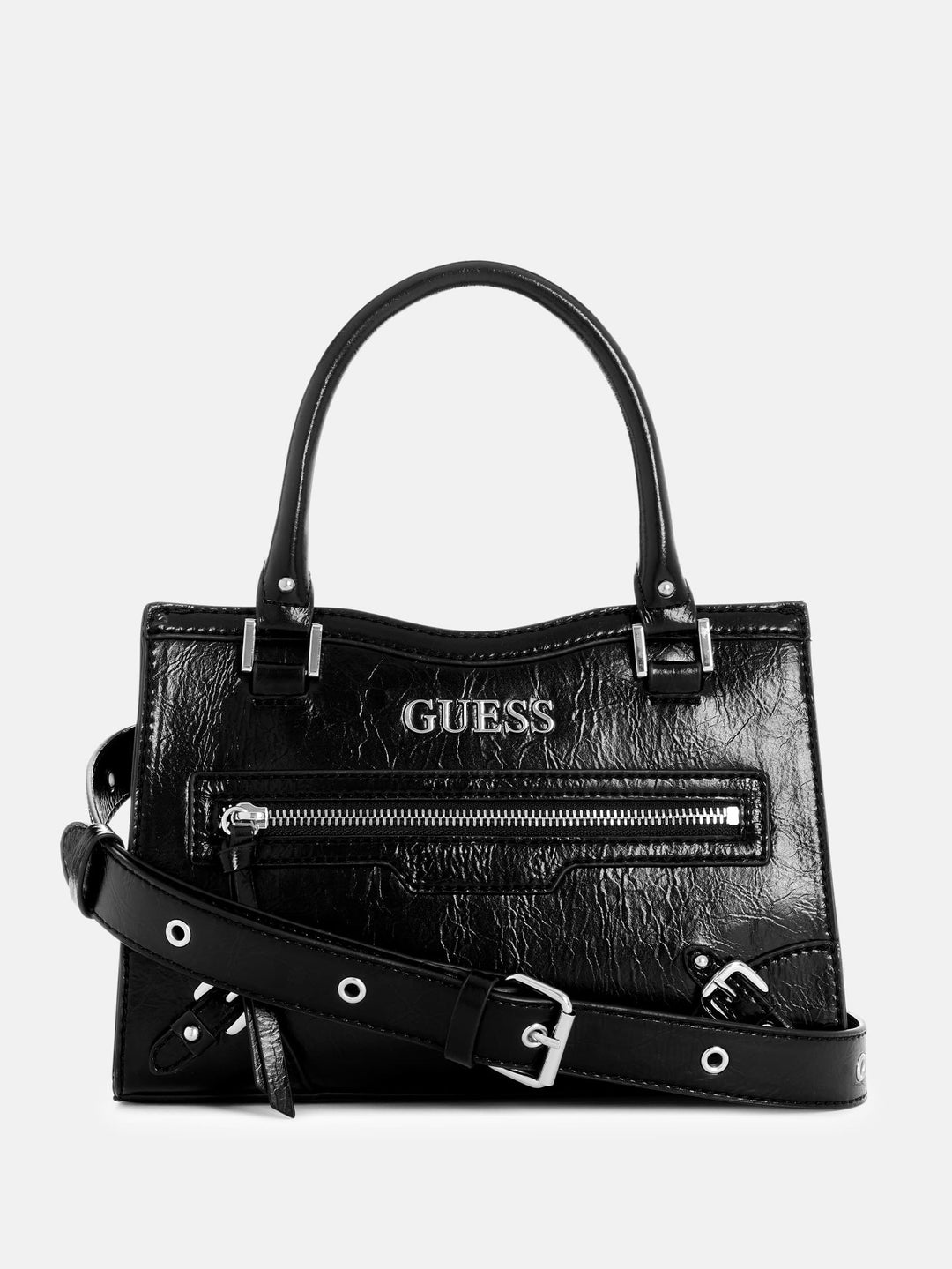 ●That Mobsta Guess Lookon Logo Chain Strap Sandals | GUESS Factory