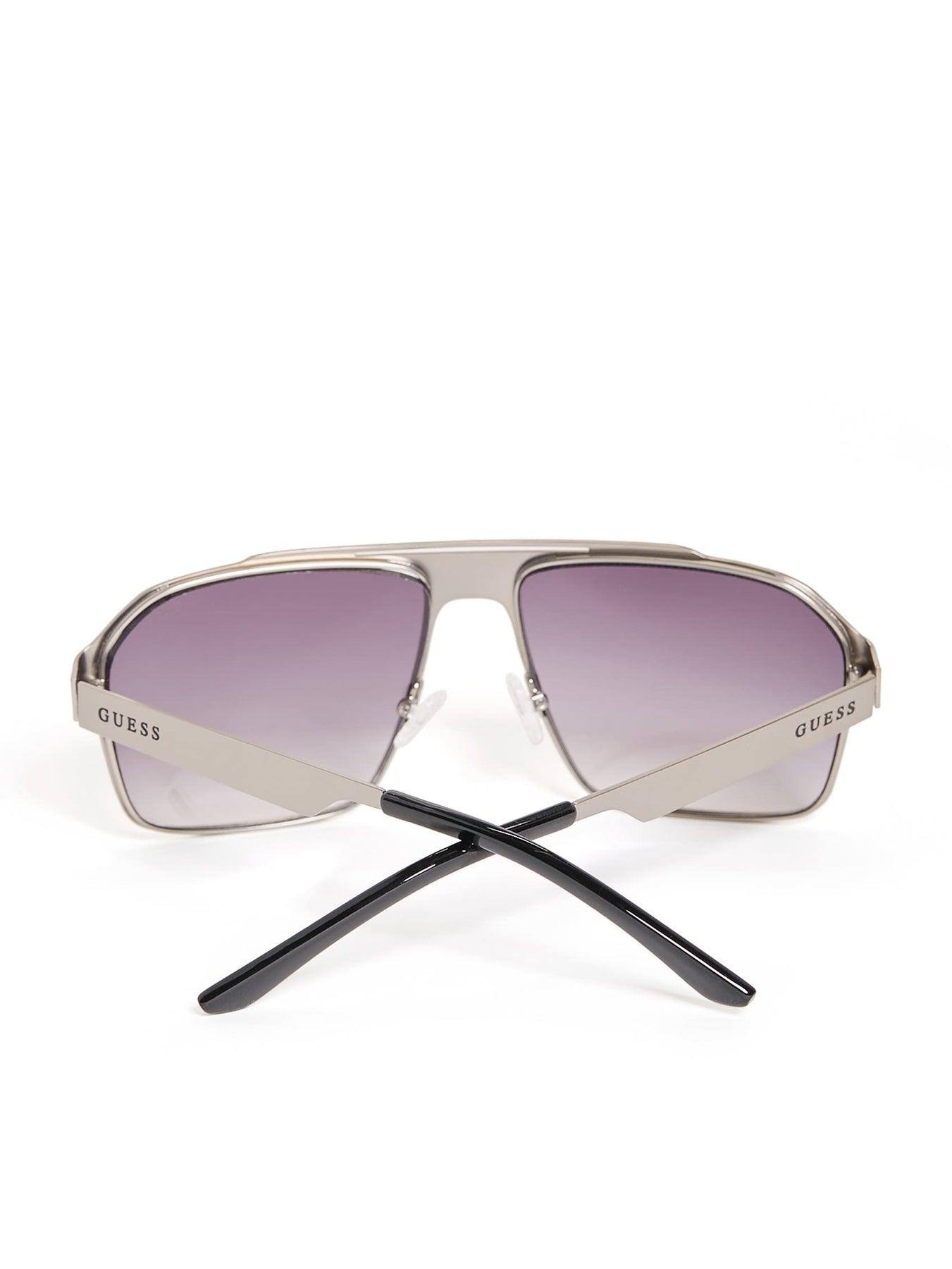Guess Factory Flat Aviator Metal Sunglasses | ShopSimon
