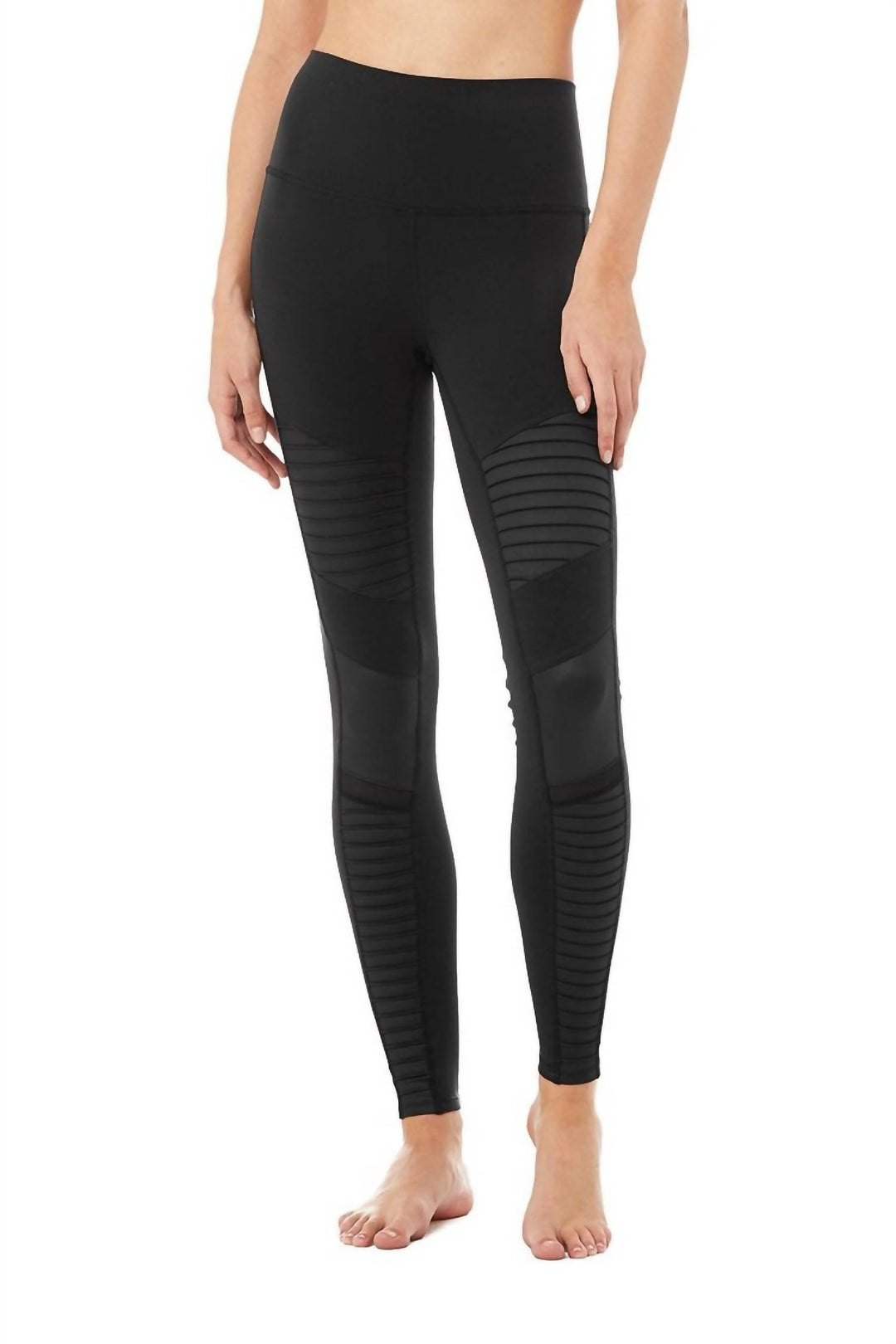 aloyoga モトレギンス ALO YOGA High-Waist Moto Legging In Black | ShopSimon