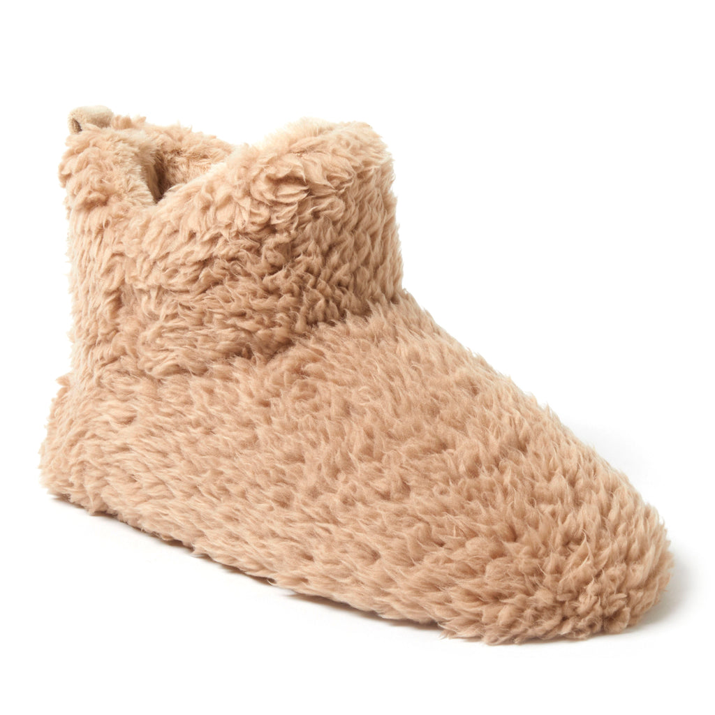 Faux Fur Dearfoams Women's Beth Furry Foldover Boot Slipper