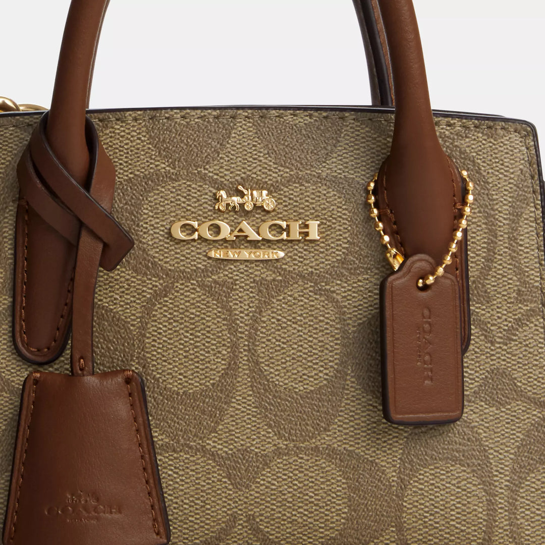 Coach Outlet Andrea Mini Carryall In Signature Canvas | ShopSimon