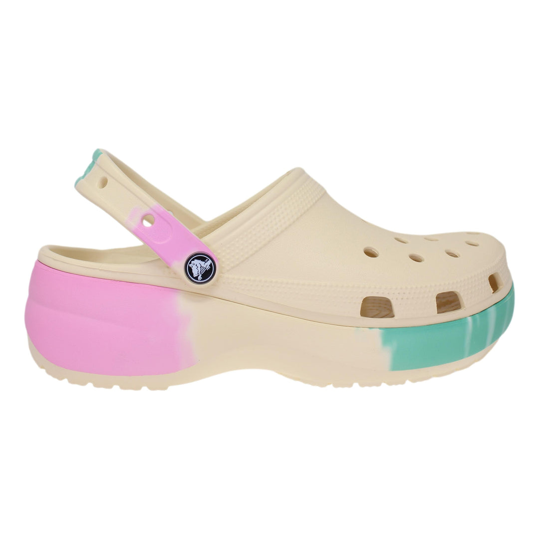 Crocs Classic Platform Ombre Clog Vanilla/multi 208278-1fr Women's