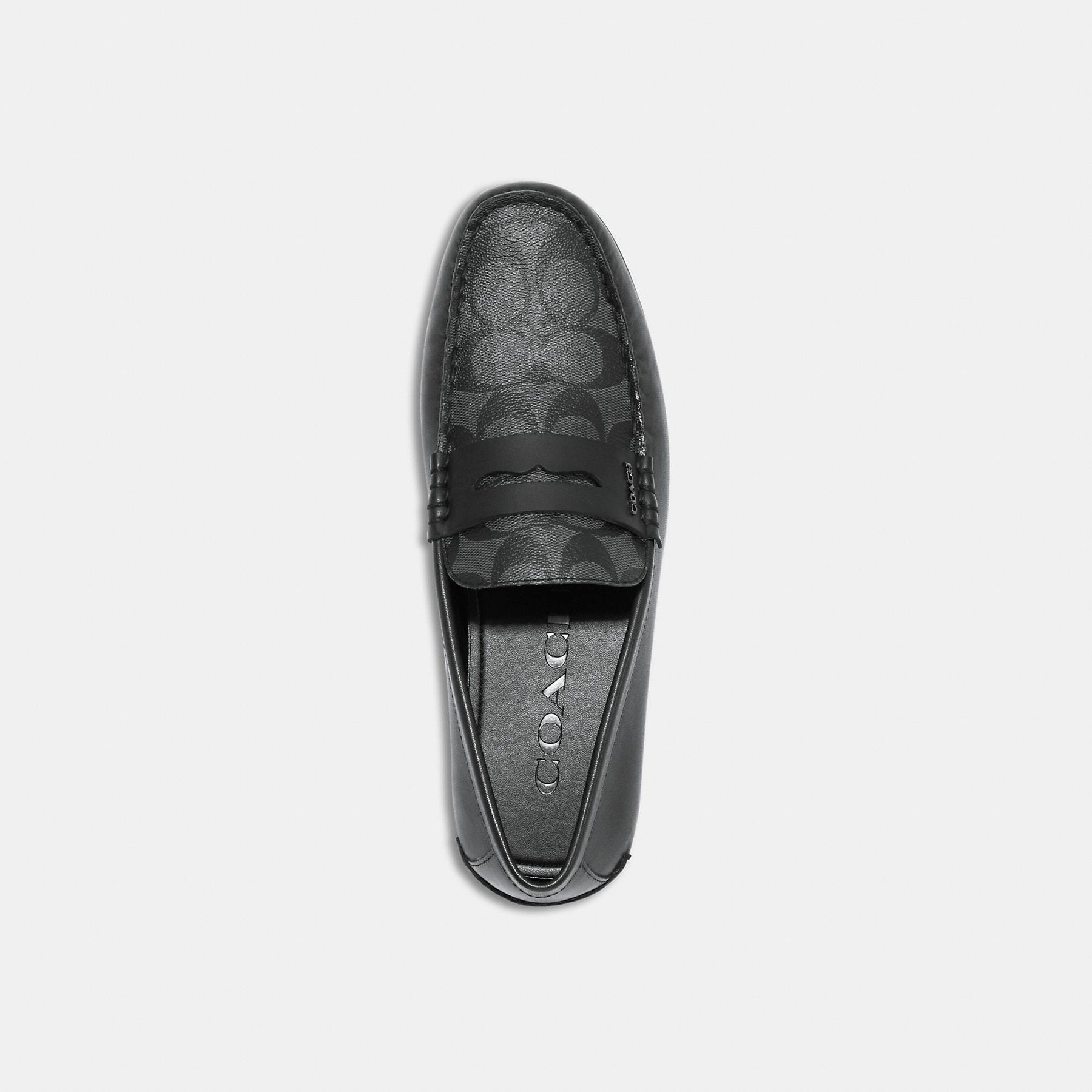 Coach Men\'s Mott Dark Brown Leather & Coated Canvas Drivers(Loafers) -11.5D -NIB FAIRY KICKERS | Ready Stock Malaysia #fkxreadystock Coach  main image 2