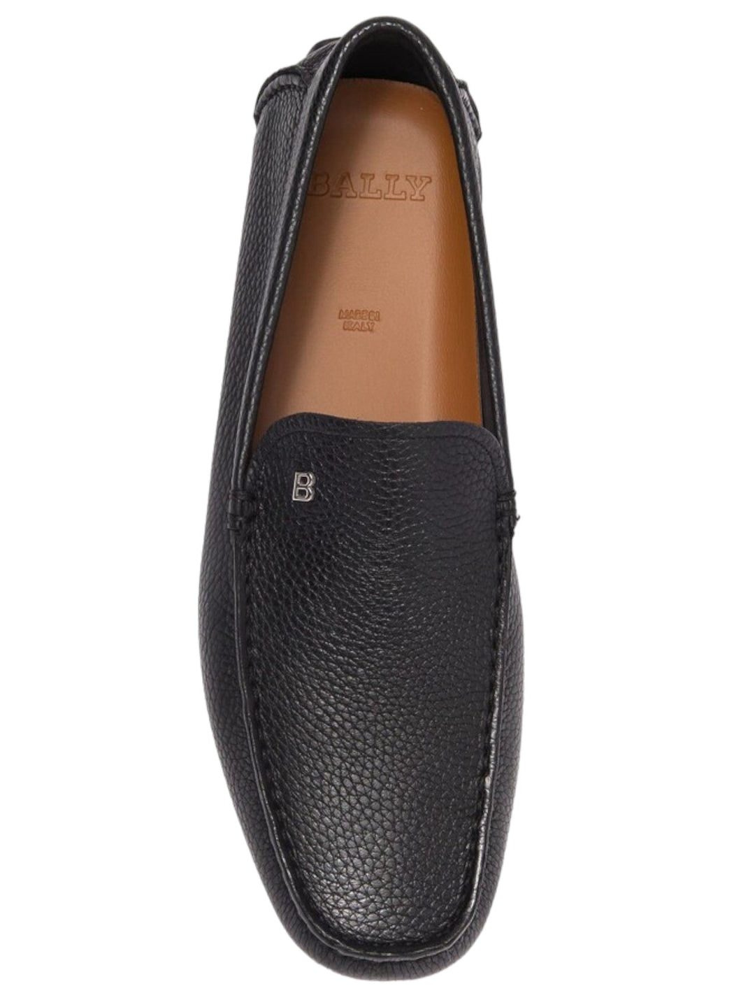 Bally Wander Men s 6220101 Black Pebbled Grained Loafers ShopSimon