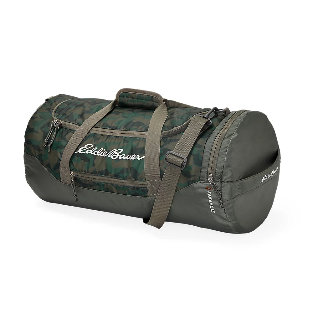 Duffel Bag Eddie Bauer Packable Camo Duffel 45L Capacity Jamaica