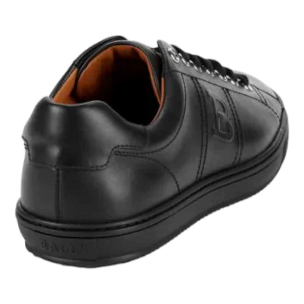 Bally Orivel Men's 6240301 Black Leather Sneaker | ShopSimon