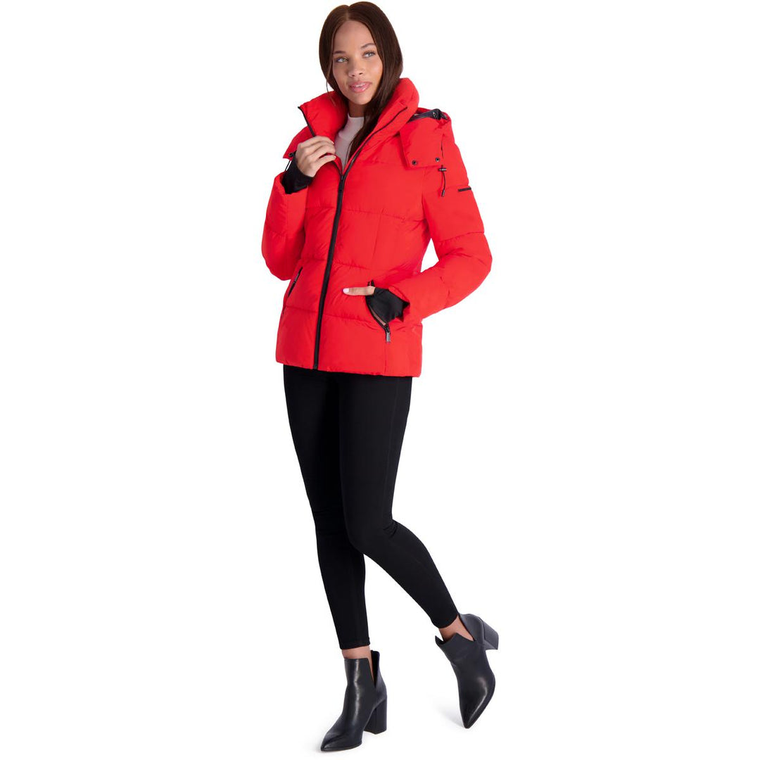 Bcbg quilted puffer jacket best sale