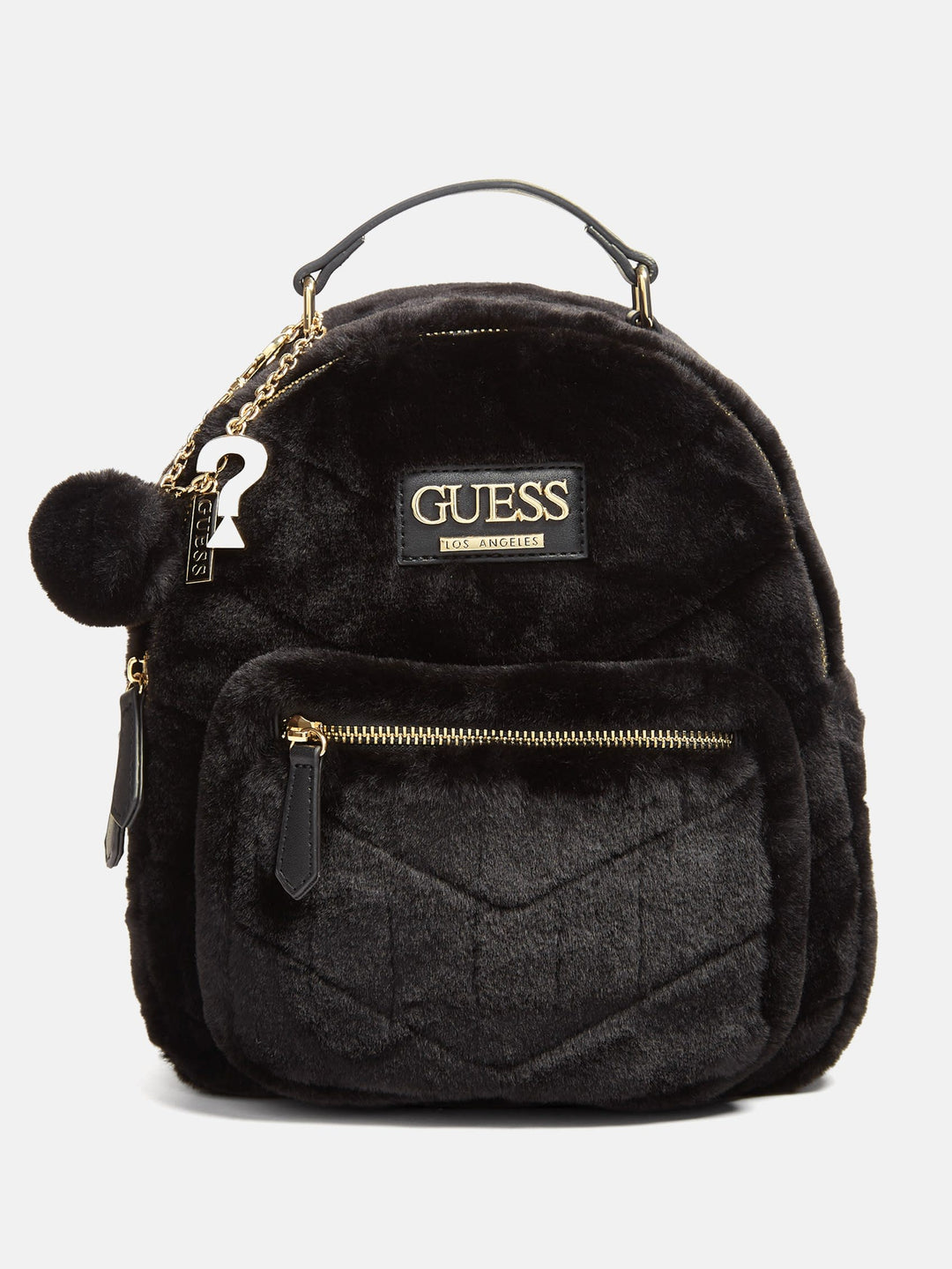 guess cornelia velvet mini backpack Guess Factory Elsie Faux-Fur Backpack