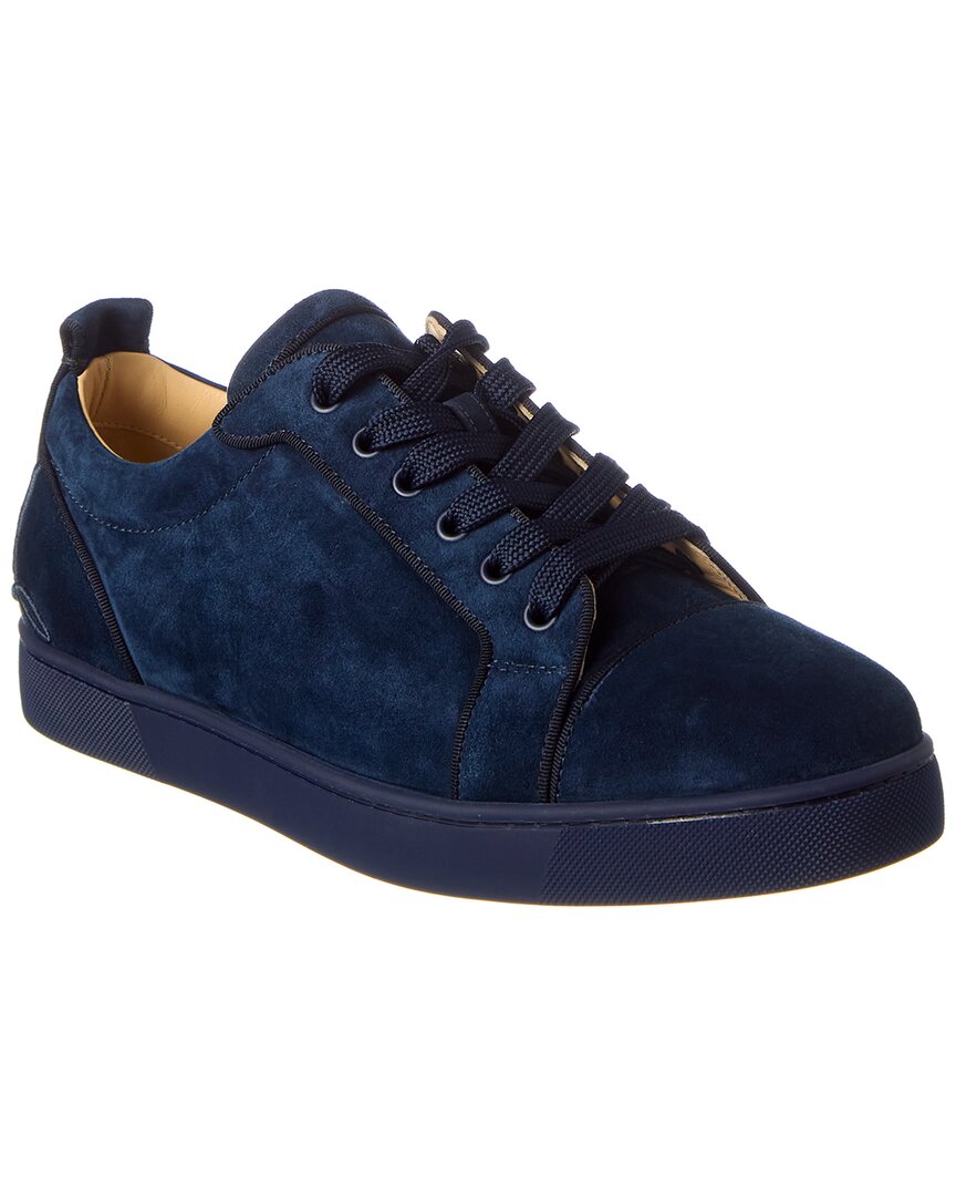 Christian Louboutin Fun Louis Junior Suede Sneaker ShopSimon