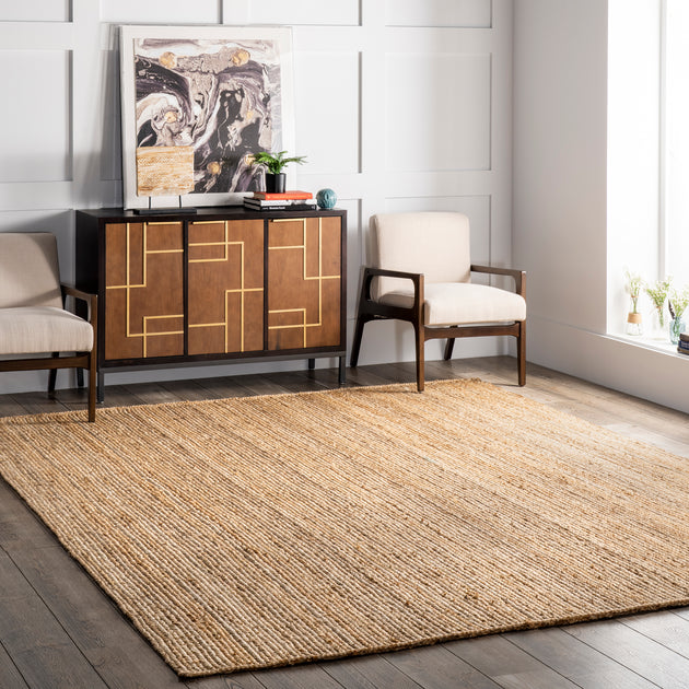 nuLOOM Hand Woven Rigo Jute rug | ShopSimon