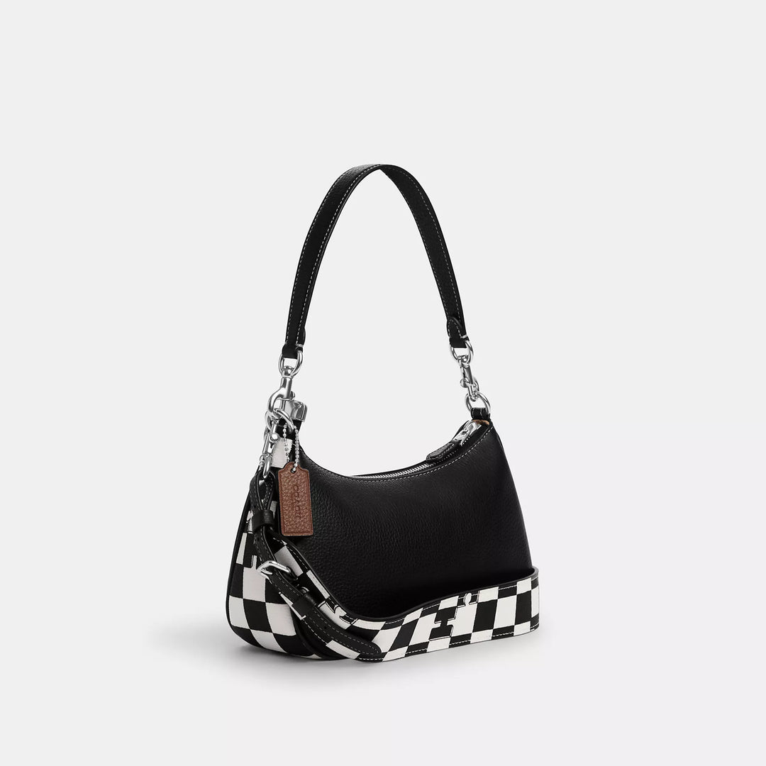 Coach Outlet Teri Shoulder Bag With Checkerboard Print ShopSimon