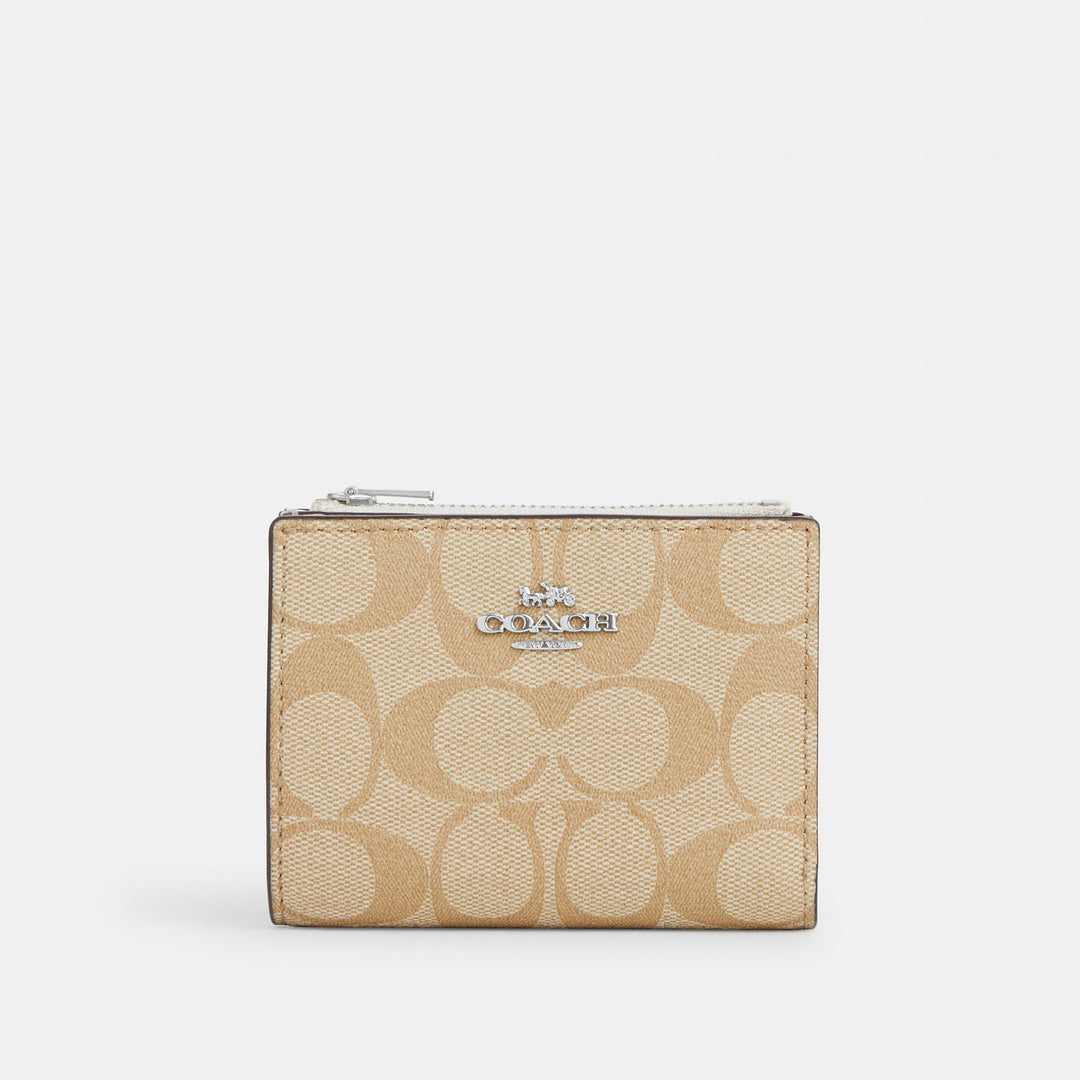 Coach Outlet Bifold Wallet In Signature Canvas ShopSimon