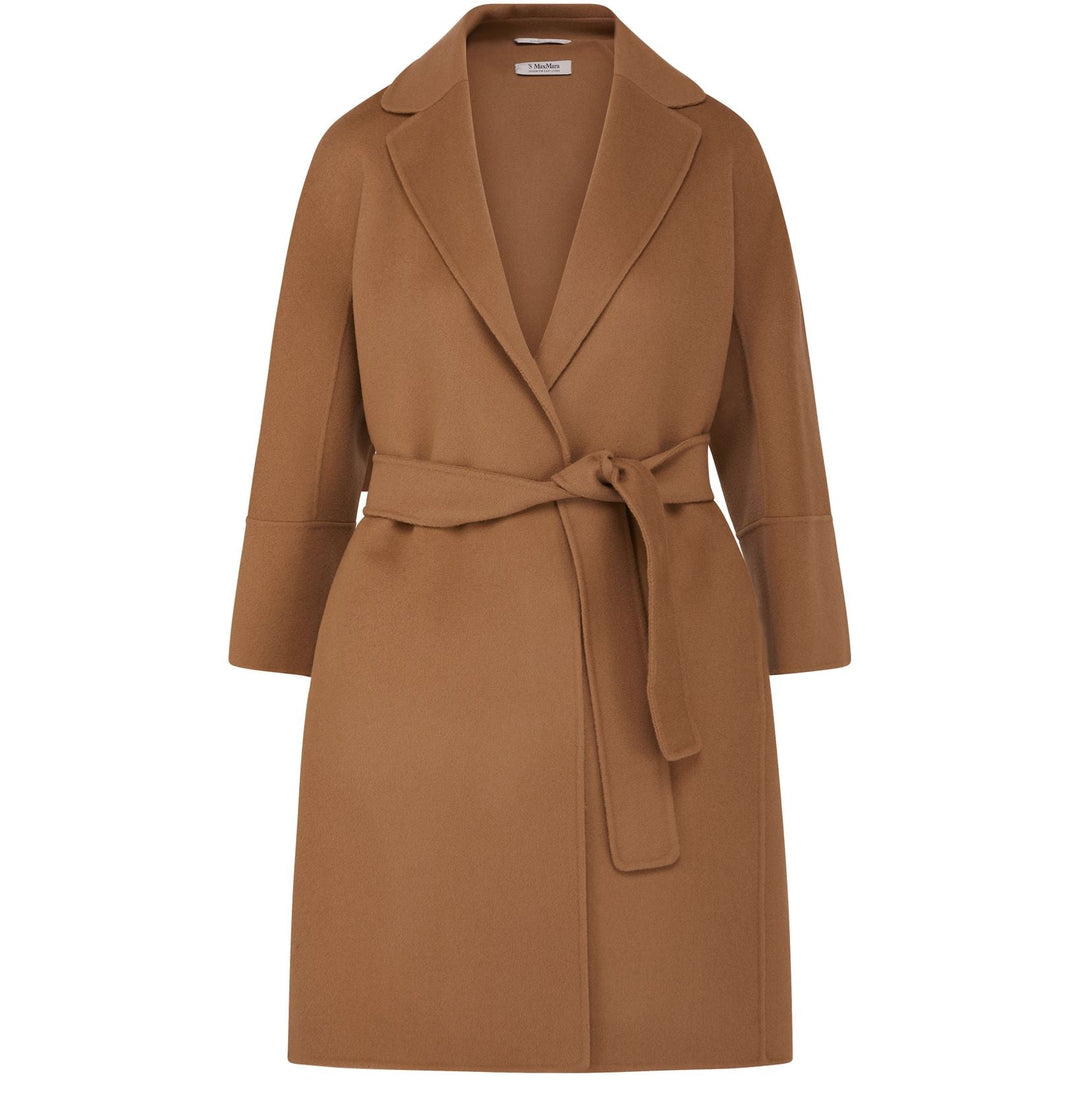 MaxMara MAX MARA Women's Arona Camel Long Coat | ShopSimon