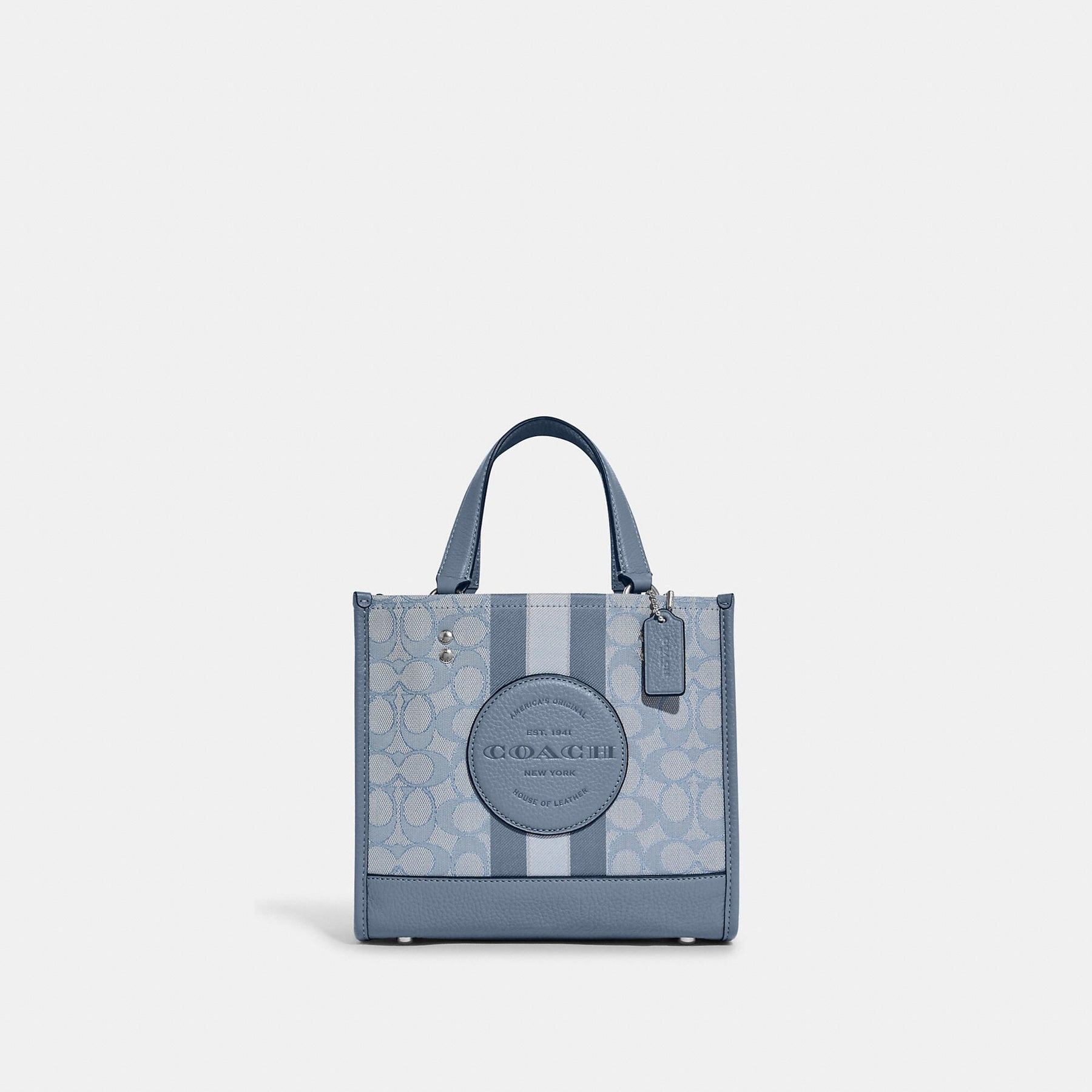 Coach Dempsey Small Tote sale In Signature Jacquard