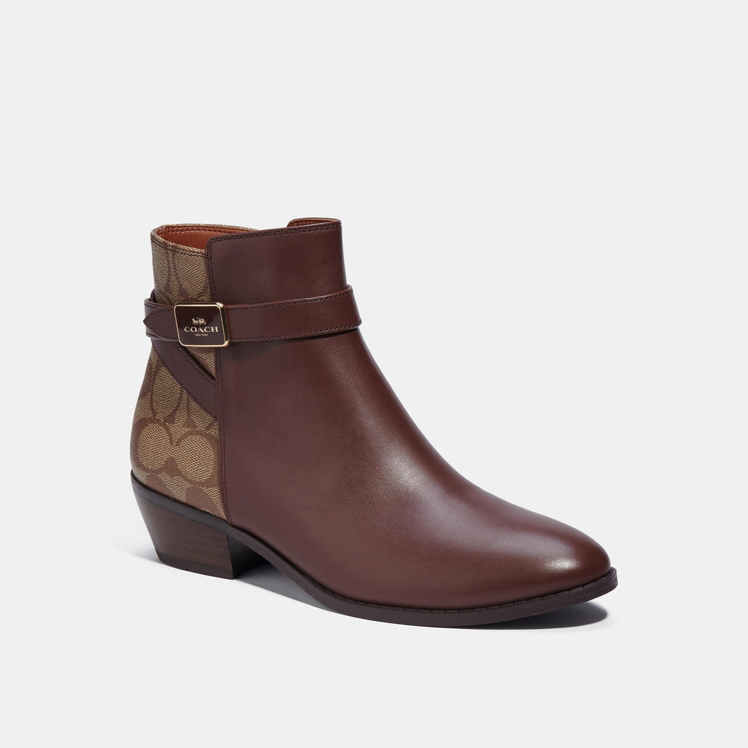 Coach dean lace up bootie best sale