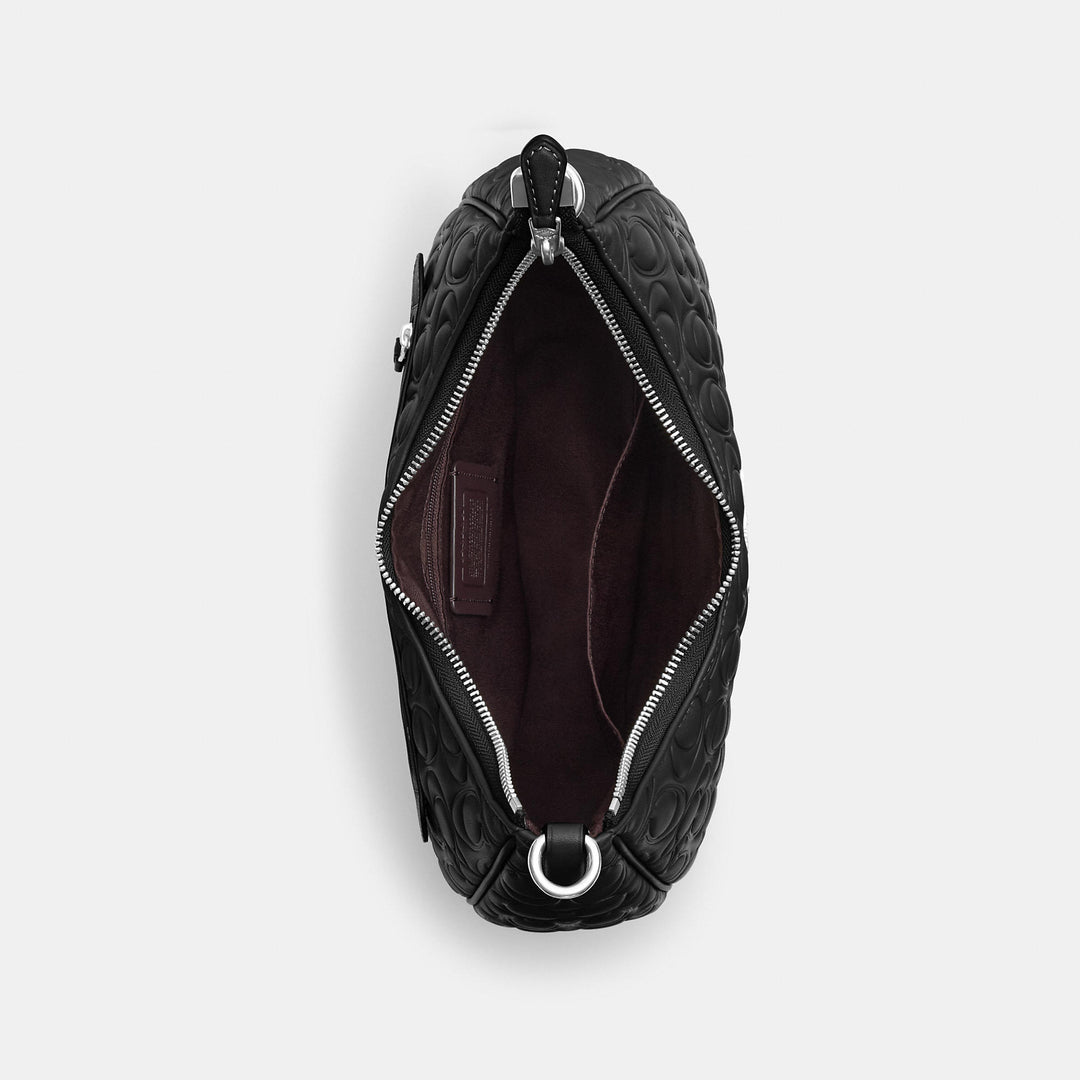 【MUCENT】TERIN L LOGO LEATHER HOBO BAG★25SS★ Coach Outlet Teri Hobo Bag In Signature Canvas | ShopSimon