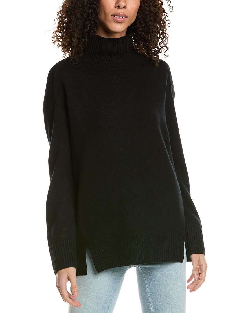 Vince popular Cashmere Side-Slit Turtleneck Tunic Sweater