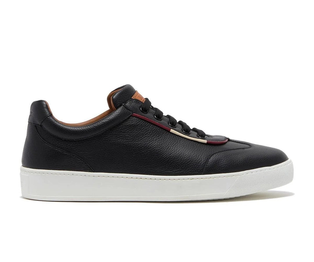 【新品】BALLY 43 シューズ Bally Baxley Men's 6230467 Black Leather Sneakers | ShopSimon