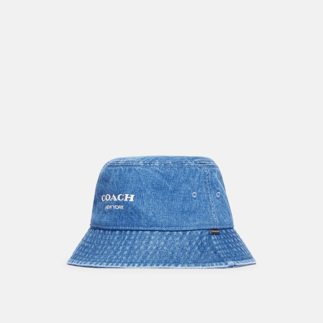 coach バケハ　デニム Coach Outlet Denim Bucket Hat | ShopSimon