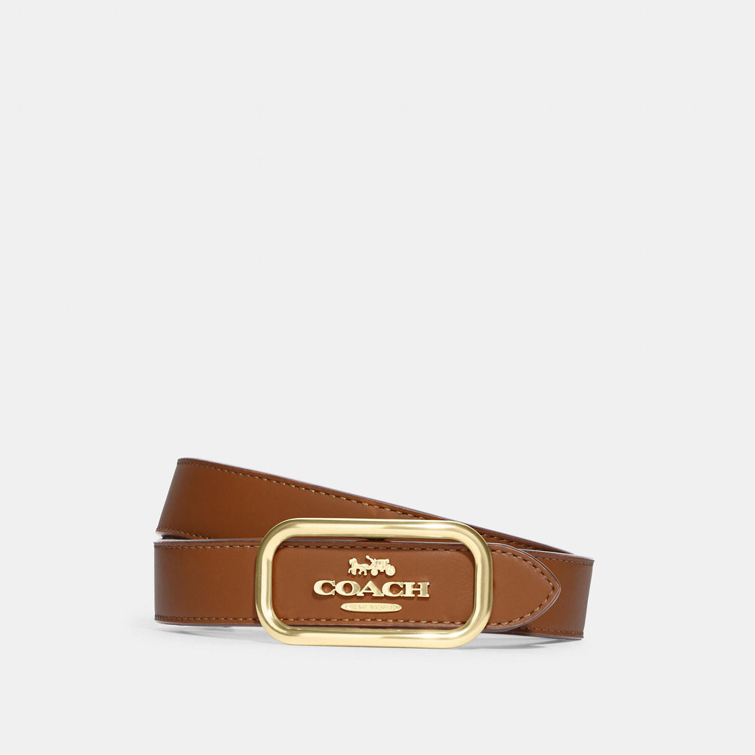 Coach Outlet Morgan Rectangle Buckle Belt, 25 Mm | ShopSimon display picture 3