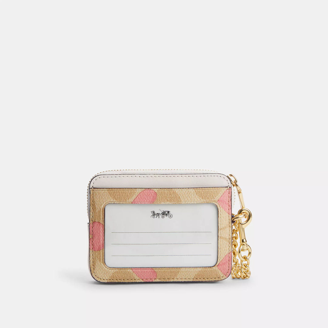 ★Coach★ Essential Card Case with Heart Print 21108_dkbxm_a0