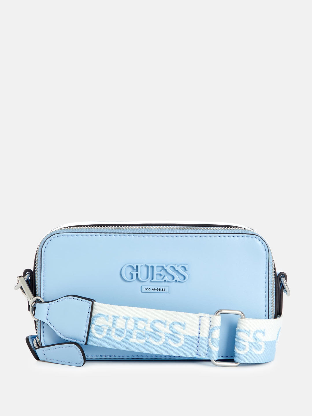Guess Factory Lewistown Double Zip Crossbody | ShopSimon