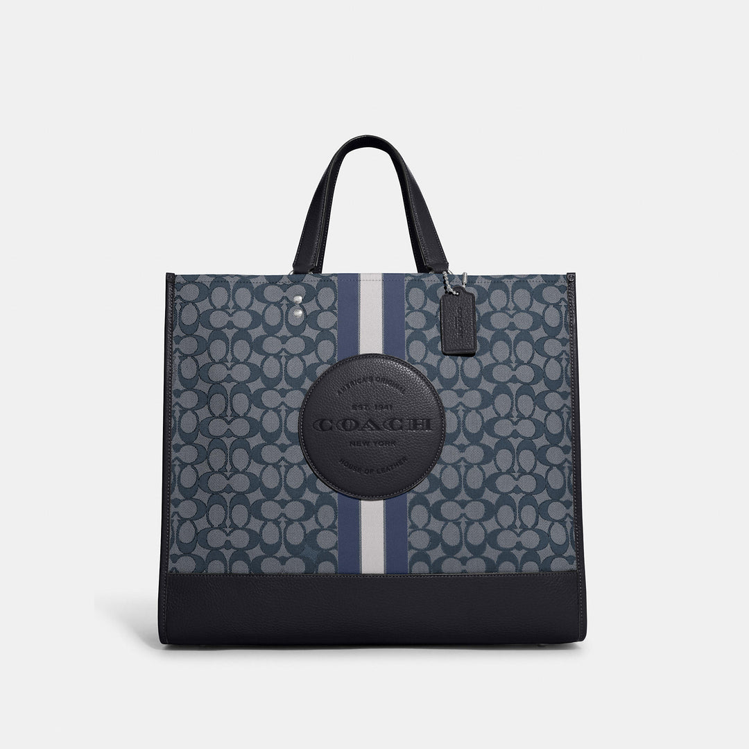 Coach Outlet Dempsey Tote 40 In Signature Jacquard With