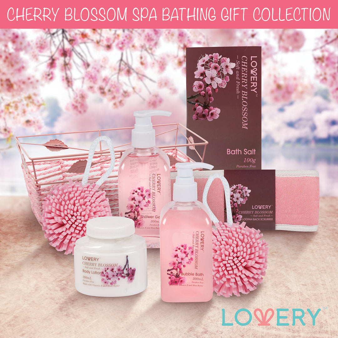 Japanese Cherry Blossom Bath and Body Works 6PC Best Valentine’s Day newest Gift Set