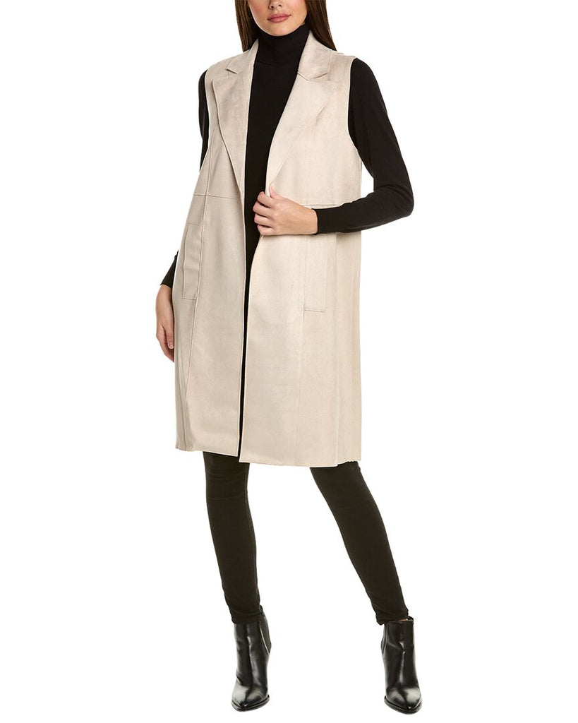 Joan Vass Notch Collar Vest ShopSimon