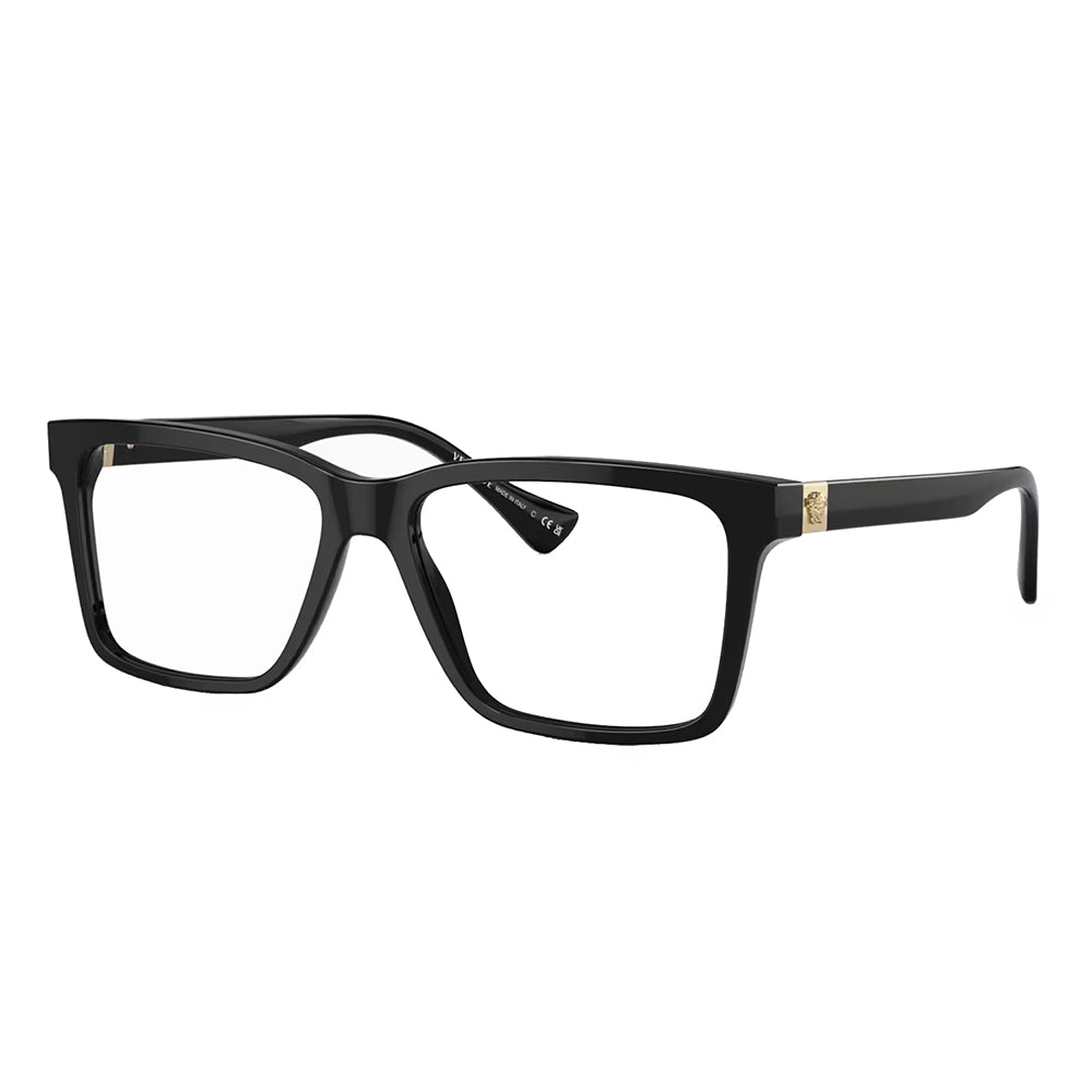 Versace Ve 3328 Gb1 56mm Unisex Rectangle Eyeglasses 56mm