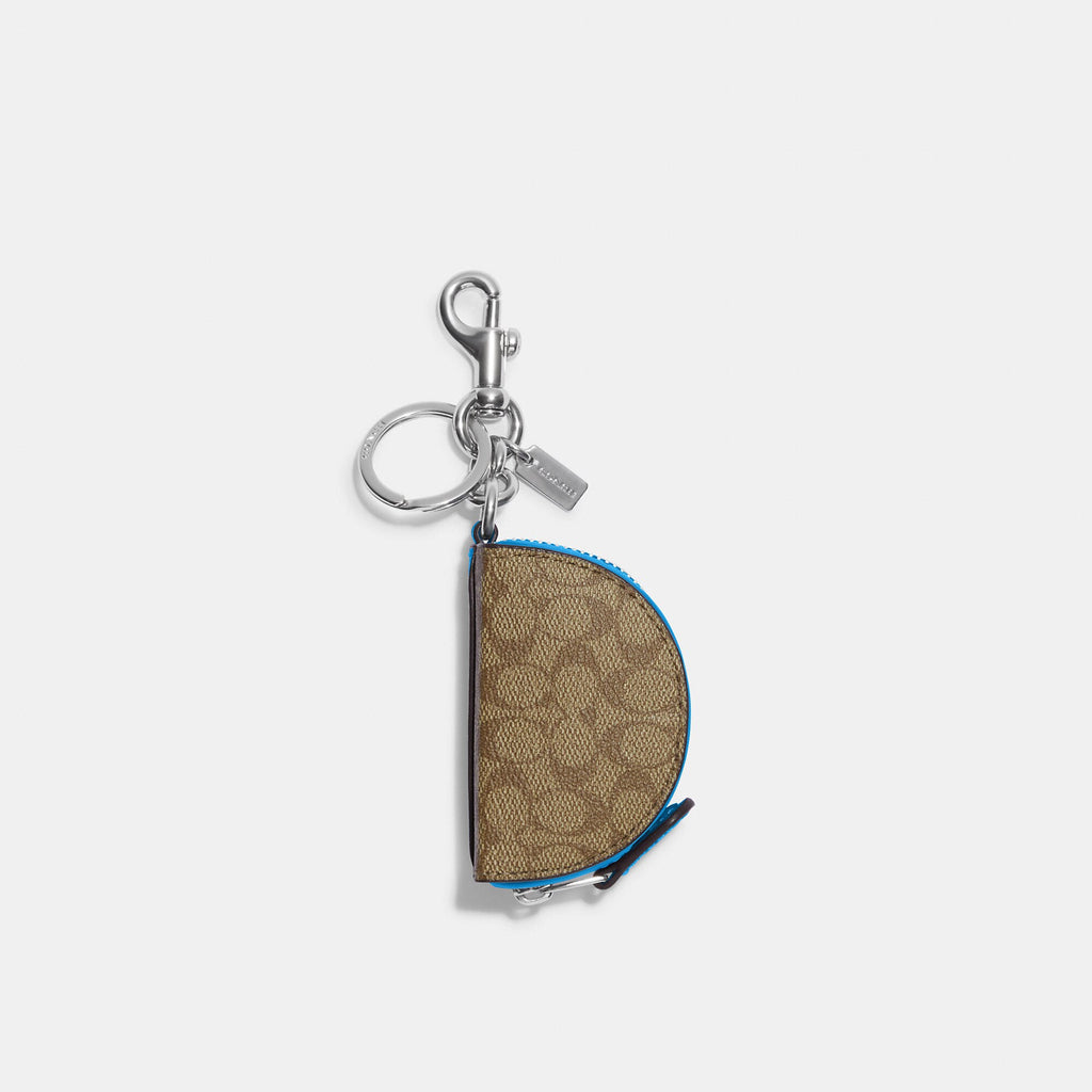 Coach Mirror Bag Charm in Signature newest Canvas