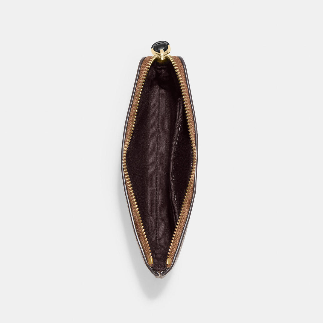 Coach Outlet Corner Zip Wristlet In Signature Canvas | ShopSimon