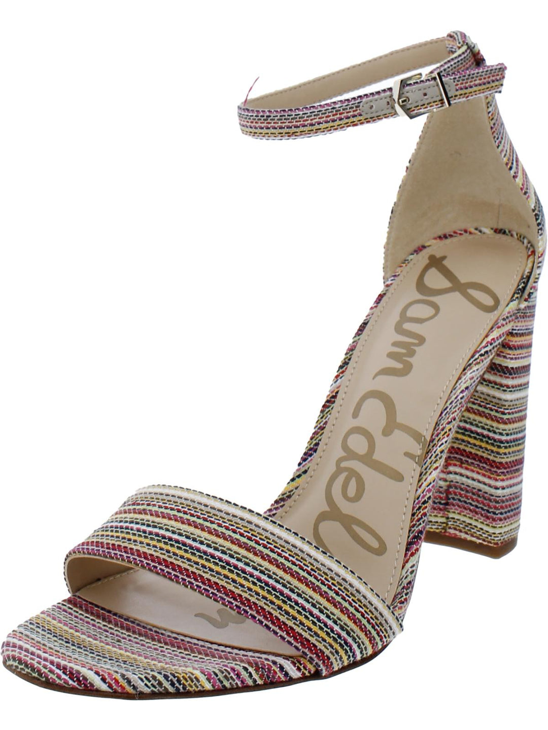 Sam Edelman Yaro Womens Block Heel Evening Sandals ShopSimon